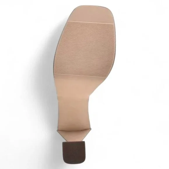 Rajaa Womens Faux Leather Peep-Toe Platform Sandals - Picture 3 of 4